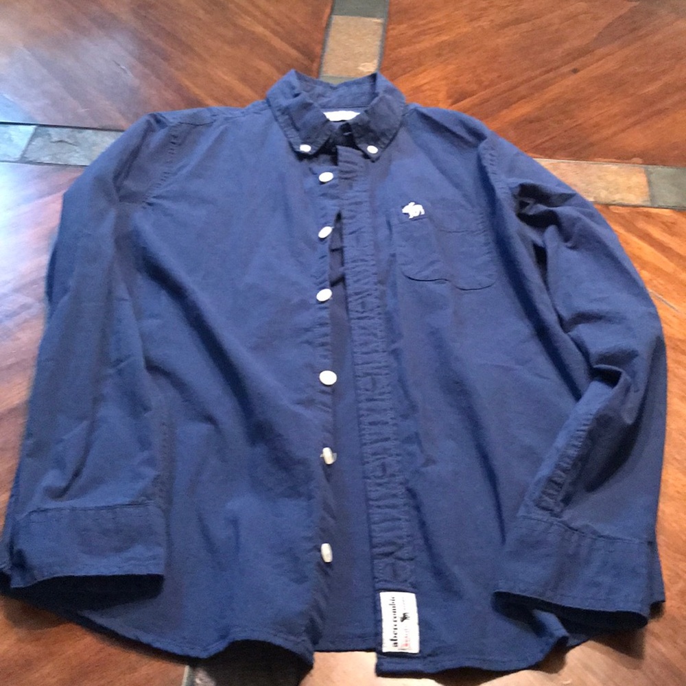 Abercrombie Boys button down Navy
